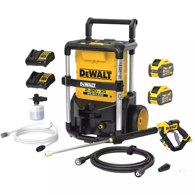 DEWALT 2X20V MAX* Brushless Pressure Washer Kit with FLEXVOLT®, Battery Powered, 1600 PSI, 1.2 GPM set