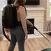 Atrix Ergo backpack vacuum converts to blower with accessories