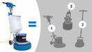 CENTAUR RABBIT-1 Commercial 3 in 1 Floor Machine 30 years
