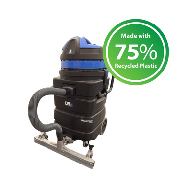 DUSTBANE 24 Gal Wet/Dry Vacuum with Front Mount Squeegee DB24-FMS