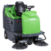 Dustbane Gladiator 1280 48-inch ride-on industrial floor sweeper front view