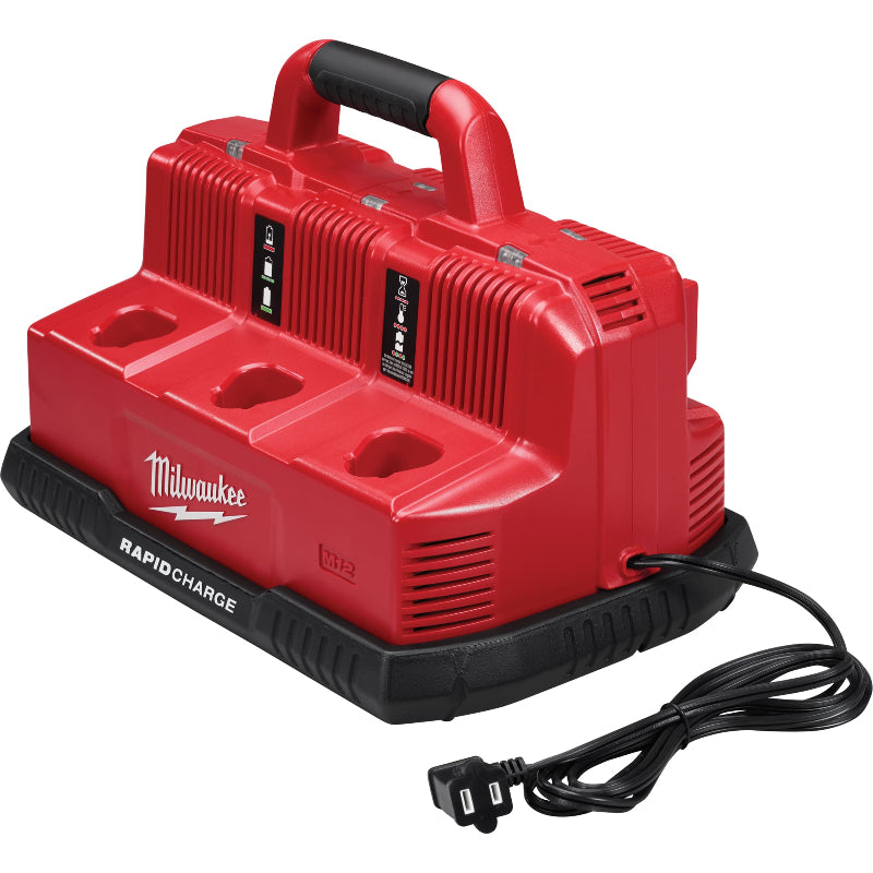 Milwaukee M18 & M12 Rapid Charge Station, 12 V/18 V, Lithium-Ion