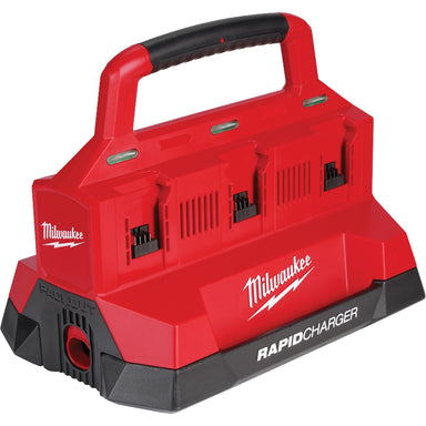 Milwaukee M18™ PackOut™ Six Bay Rapid Charger, 18 V, Lithium-Ion