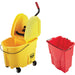 Rubbermaid WaveBrake Mop Bucket & Down-Press Wringer