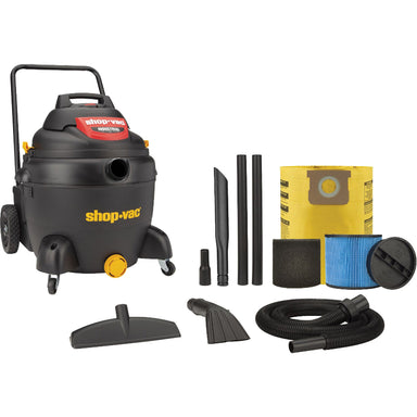 Shop Vac Industrial Vacuum, Wet-Dry, 3 HP, 16 US Gal.