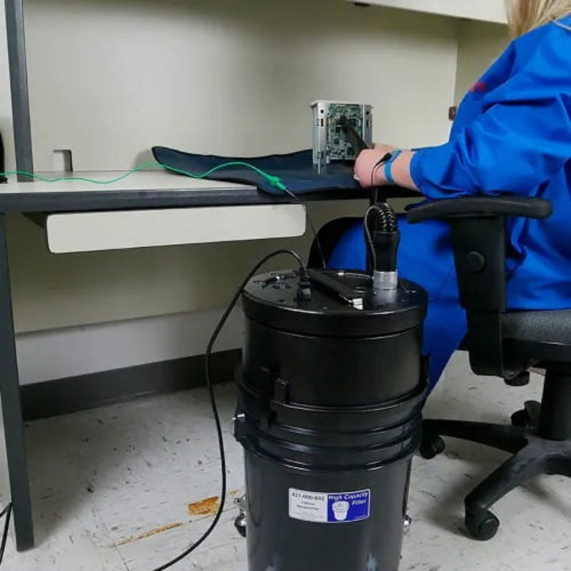Atrix High Capacity ESD Safe Vacuum 5 Gallon cleaning electronic equipment