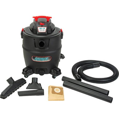 Aurora Tools 16-gallon wet dry vacuum front view