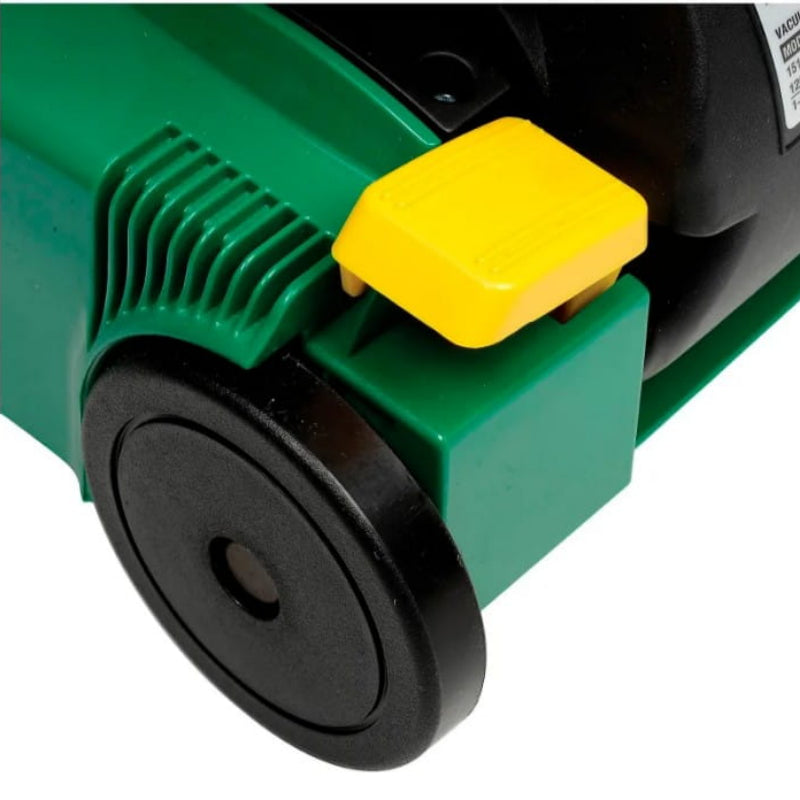 Base plate and floor head detail on Bissell BigGreen PowerForce vacuum