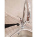 BISSELL Hercules Vapor Scrub steam cleaner used for sink and fixture cleaning