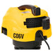 Rear view of the Cat C06V stainless steel HEPA wet dry vacuum