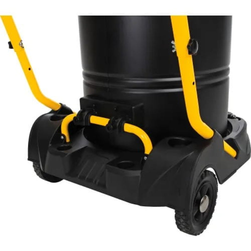 CAT C16V commercial vacuum rear wheels and caster design