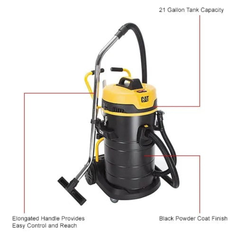 CAT C21V commercial wet dry vacuum for warehouse cleaning