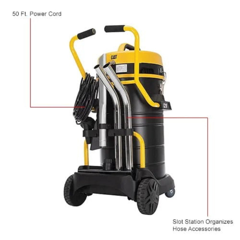 CAT C21V onboard vacuum accessory and tool storage