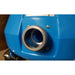 Centaur SL-3 dry vacuum close-up showing the front hose inlet
