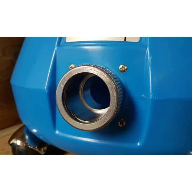 Centaur SL-3 dry vacuum close-up showing the front hose inlet