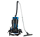 Certified HEPA vacuum with adjustable ergonomic harness