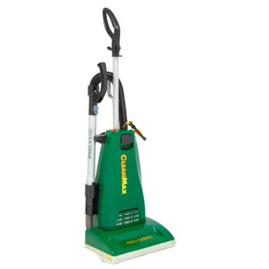 Side view of CleanMax Pro Series commercial upright vacuum