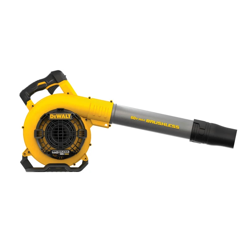 DEWALT DCBL770B FLEXVOLT 60V handheld blower tool-only side view