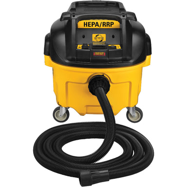 DEWALT HEPA Wet/Dry Vacuum with 8 Gallon Tank, Heavy-Duty Industrial Shop Vac on Wheels with Hose