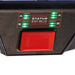 Close-up of the Einhell snowblower battery status display