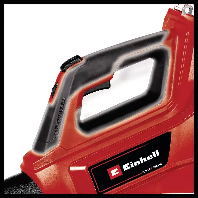 Einhell 3433617 cordless leaf blower soft-grip balance handle detail
