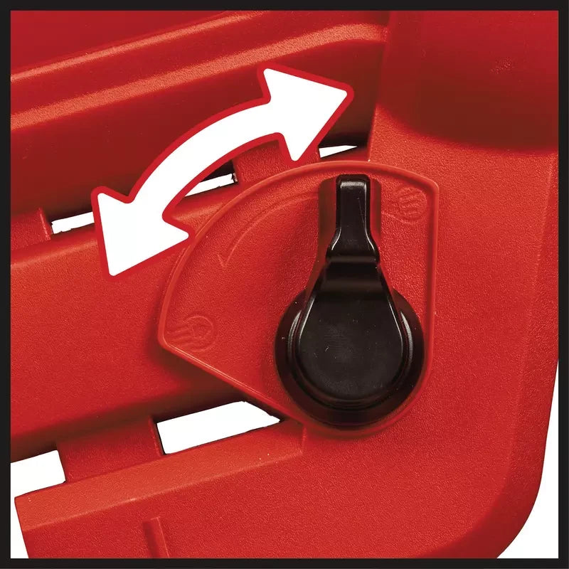 Einhell VENTURRO tool-free blower and vacuum selector