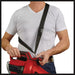 Operator using the Einhell VENTURRO shoulder strap
