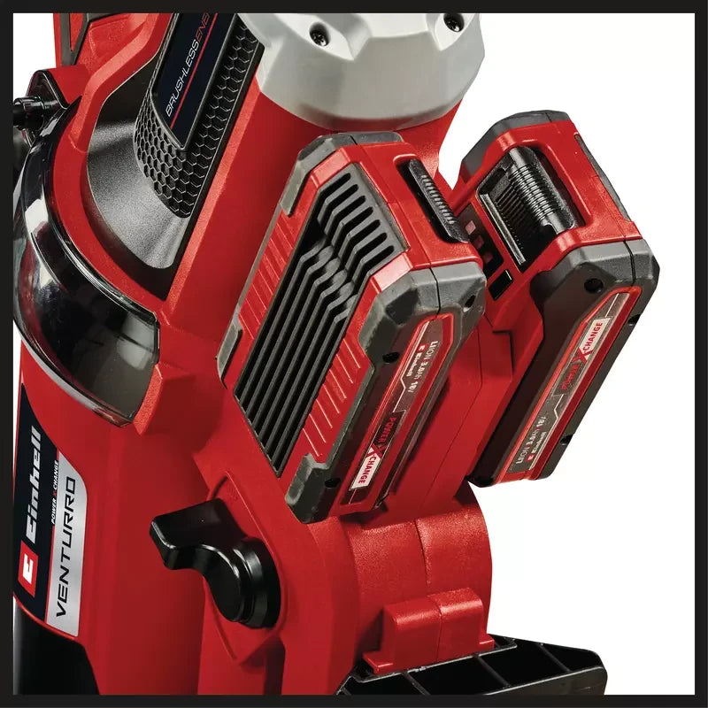 Einhell VENTURRO dual Power X-Change battery slots