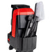 Rear accessory storage on Einhell HYPRESSO 36/105 showing brush and lances