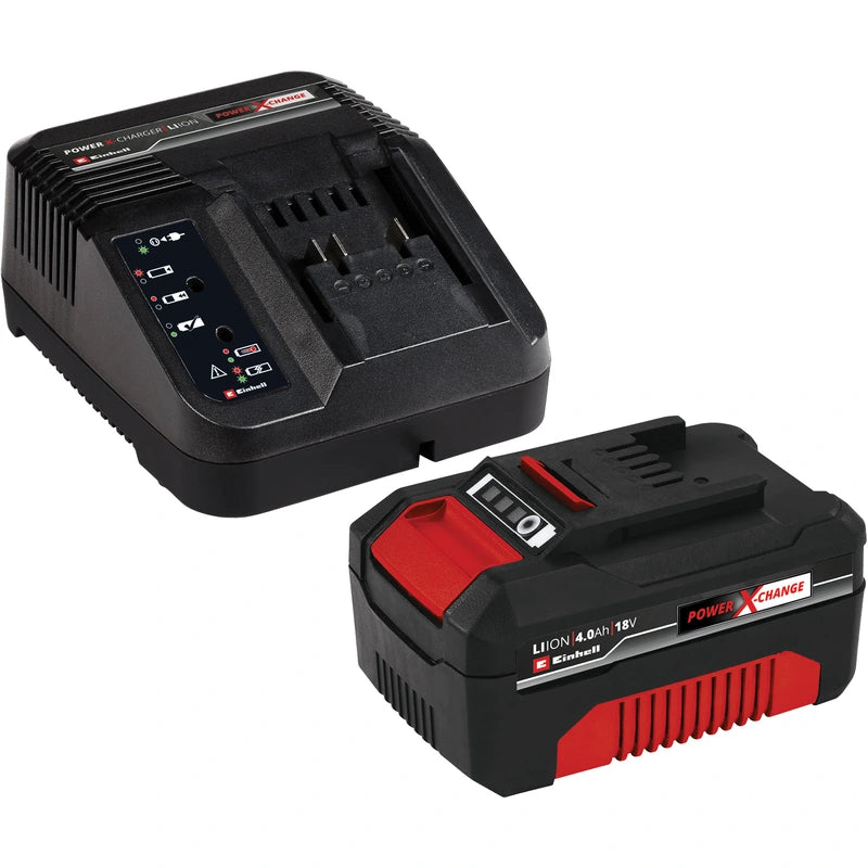 Einhell 18V Power X-Change 4.0 Ah battery and fast charger starter kit
