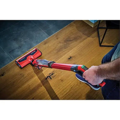 Einhell CLEANEXXO 18V cordless wet mop cleaning sealed hard floors in a commercial environment