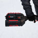 Close-up of the Garant 85805 62V cordless snow shovel powerhead
