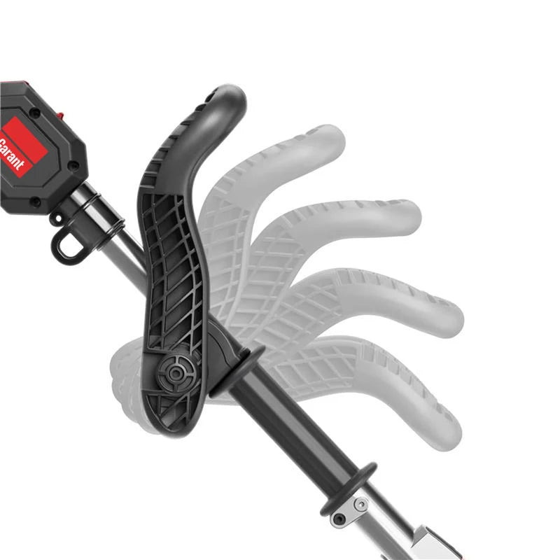 Garant 85805 cordless snow shovel multi-angle handle adjustment detail