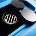 Drain and recovery system close-up on Global Industrial scrubber