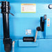 Recovery tank and hose system on Global Industrial floor scrubber