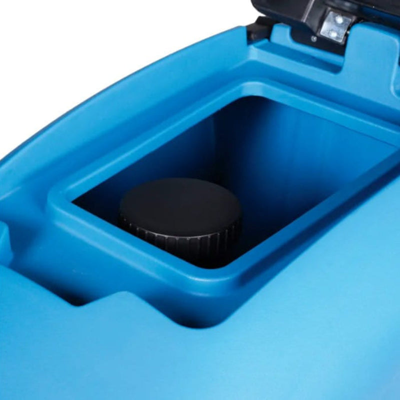 Solution tank opening on Global Industrial 26 inch auto floor scrubber