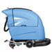 Side view of Global Industrial battery-powered commercial floor scrubber