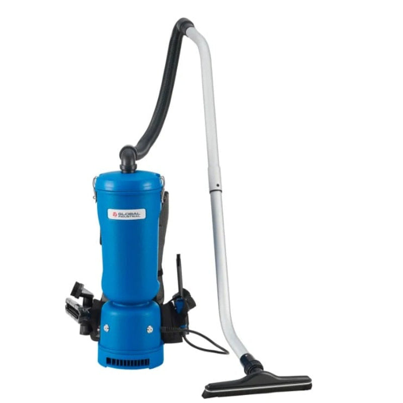 HEPA Backpack Vacuum front view showing ergonomic design