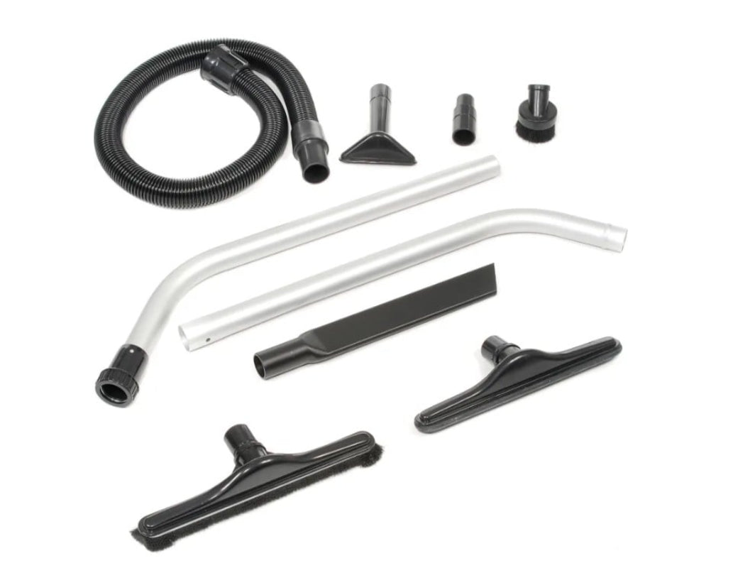 Complete tool kit included with Hoover backpack vacuum