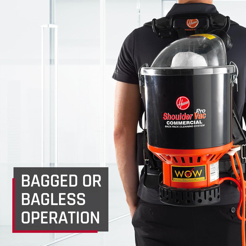 Hoover vacuum cleaning commercial floors efficiently