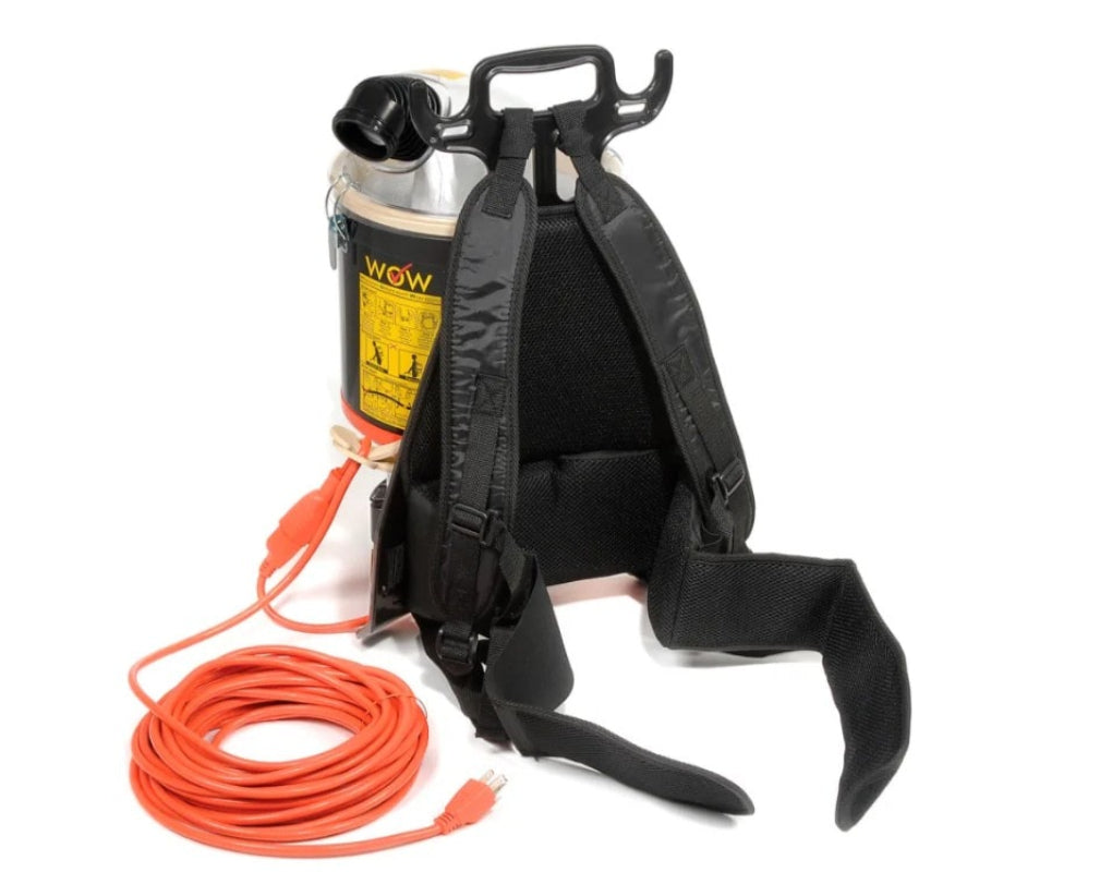 HEPA filter system in Hoover commercial backpack vacuum