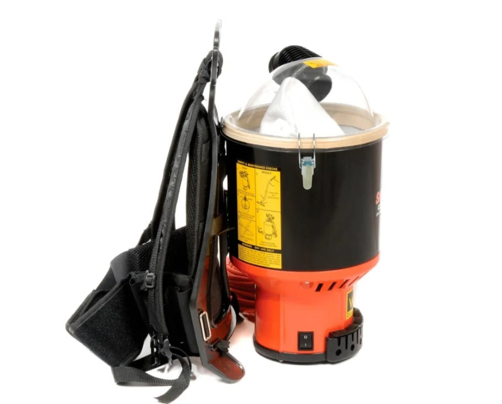 Clear dome lid on Hoover vacuum for debris inspection