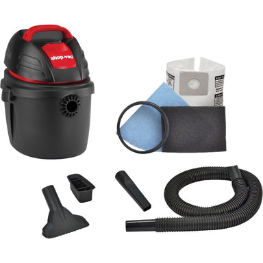 Shop-Vac 2.5 Gallon wet dry portable commercial vacuum for workshops, vehicle detailing, and commercial cleaning applications