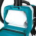 Makita backpack vacuum cleaner used as commercial cleaning equipment for businesses