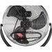 Matrix Industrial EA289 pedestal fan rear view showing three-speed control and motor