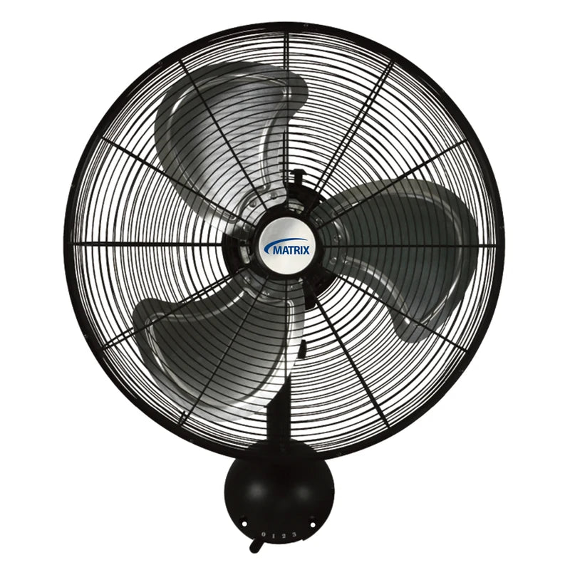 Matrix Industrial EA660 20-inch oscillating wall fan front view