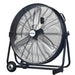 Matrix Industrial EA778 24-inch slim drum fan with casters and moving handle