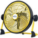 Matrix Industrial EA828 12-inch rechargeable floor fan front view