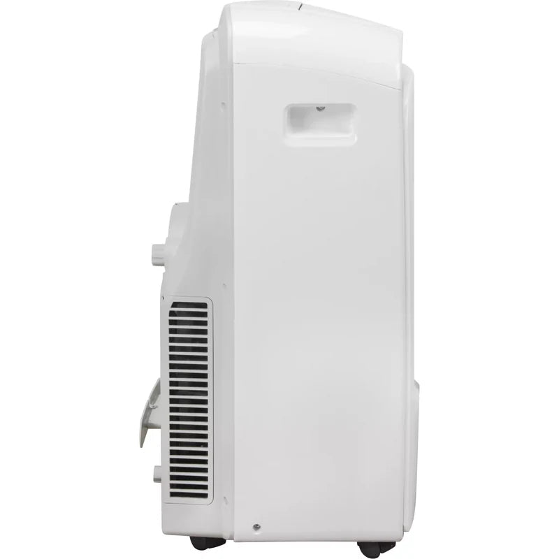Matrix Industrial EA830 portable air conditioner side view with caster wheels