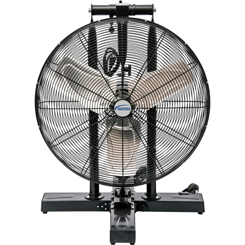 Matrix Industrial EB116 24-inch fan folded into floor configuration
